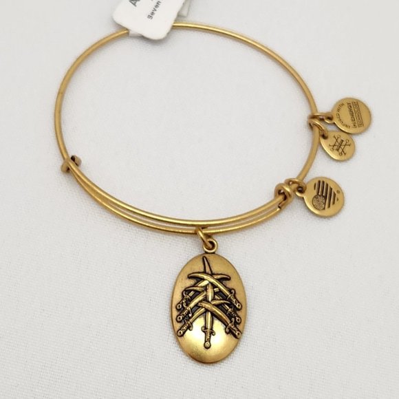 Alex And Ani Seven Swords III, EWB,RG Bracelet #632 - Picture 5 of 11